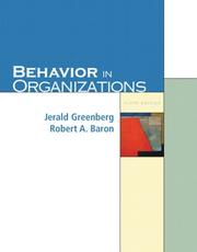 Behavior in organizations