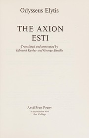 Axion Esti
