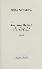 La Maîtresse de Brecht