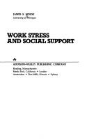 Work stress and social support