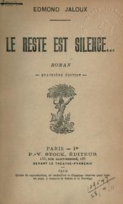 Le reste est silence