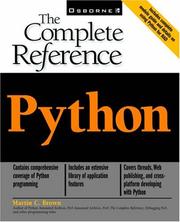 Python, The Complete Reference