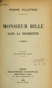 Monsieur Bille dans la tourmente