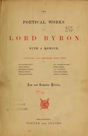 The poetical works of Lord Byron