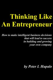 Thinking Like An Entrepreneur