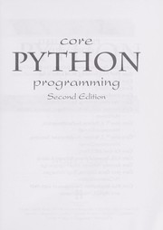 Core Python programming