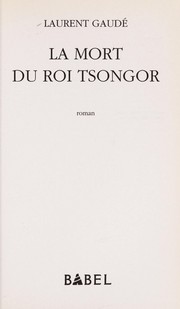 La Mort du roi Tsongor