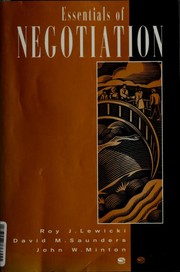 Essentials of Negotiation